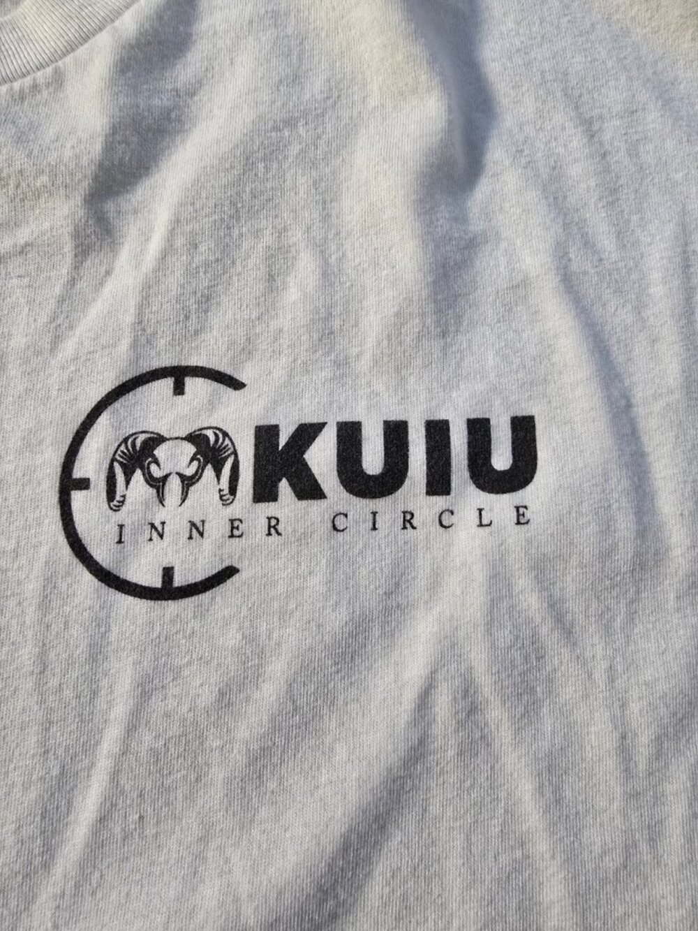 KUIU Ultralight Hunting T-Shirt Men’s XL | Ram Logo Graphic Tee White Outdoors - Picture 2 of 11
